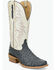 Image #1 - Tony Lama Men's Ranchero Tyler Exotic Ostrich Western Boots - Square Toe, Grey, hi-res