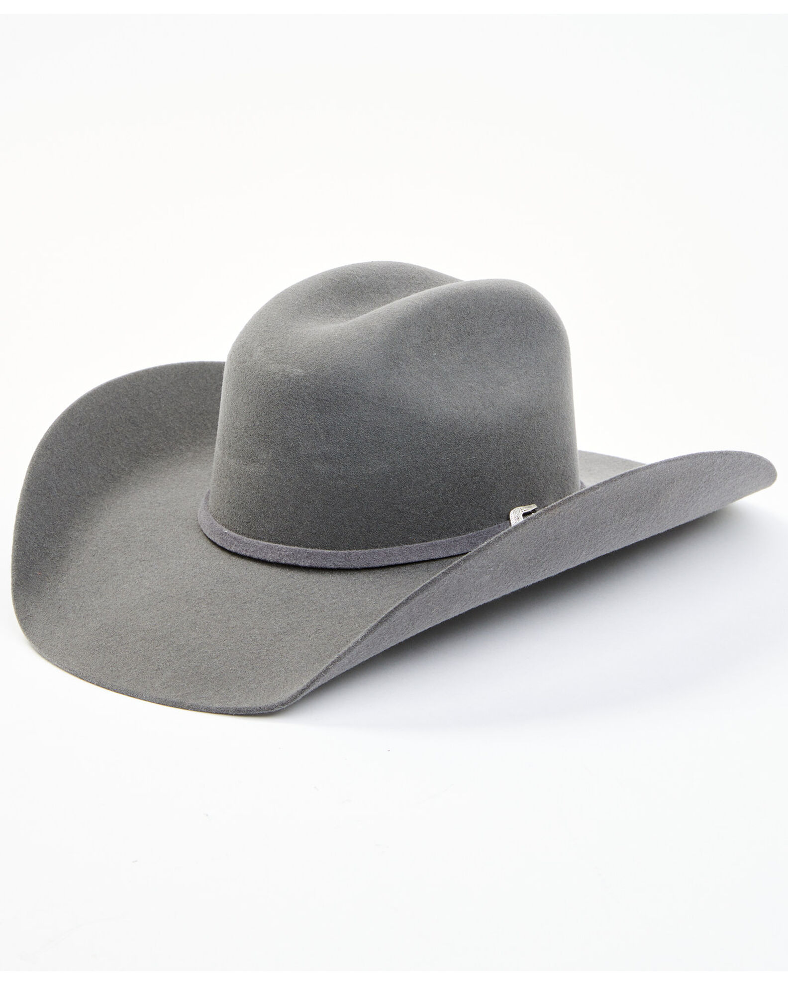 Gray felt best sale cowboy hat