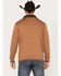 Kimes Ranch Men's Filmore 1/4 Zip Logo Pullover Sweatshirt, Rust Copper, hi-res