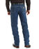 Image #1 - Wrangler Men's Cowboy Cut Active Flex Stone Wash Bootcut Jeans - Big, Blue, hi-res
