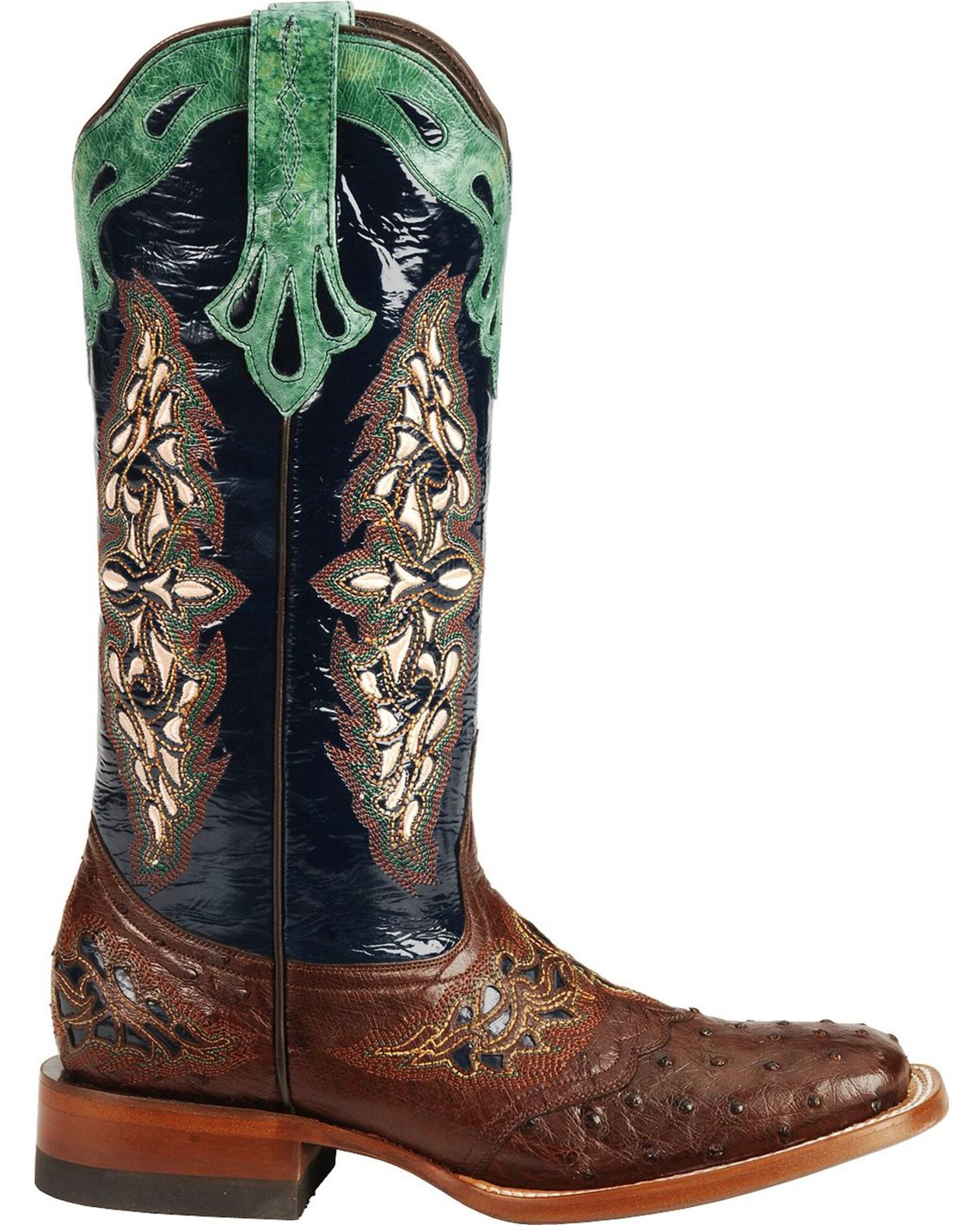Lucchese Women's Handmade 1883 Amberlyn Full Quill Ostrich Western