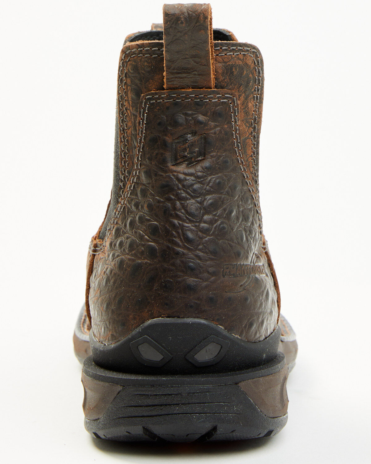 Image #5 - Double H Men's 5" Crestone Romeo Chelsea Boots - Broad Square Toe, Brown, hi-res