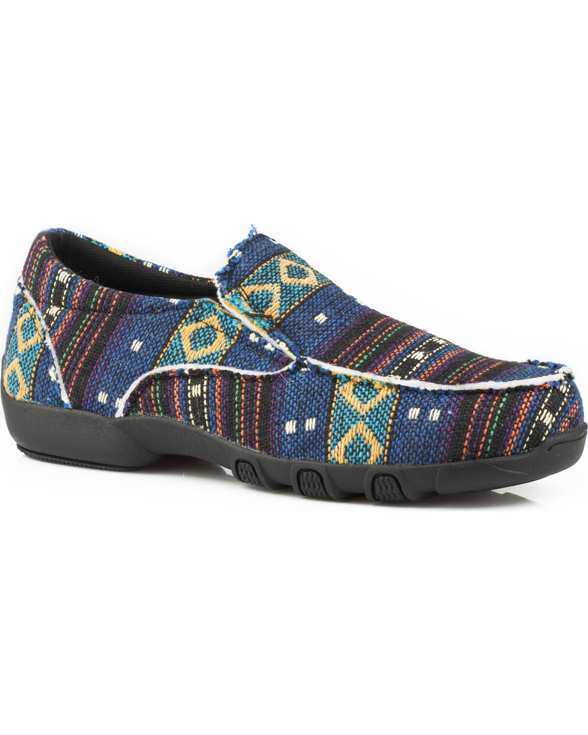 Image #1 - Roper Women's Johnnie Southwestern Driving Mocs - Moc Toe, , hi-res