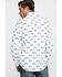 Image #2 - Rock & Roll Denim Men's Bull Skull Print Long Sleeve Western Shirt, Charcoal, hi-res