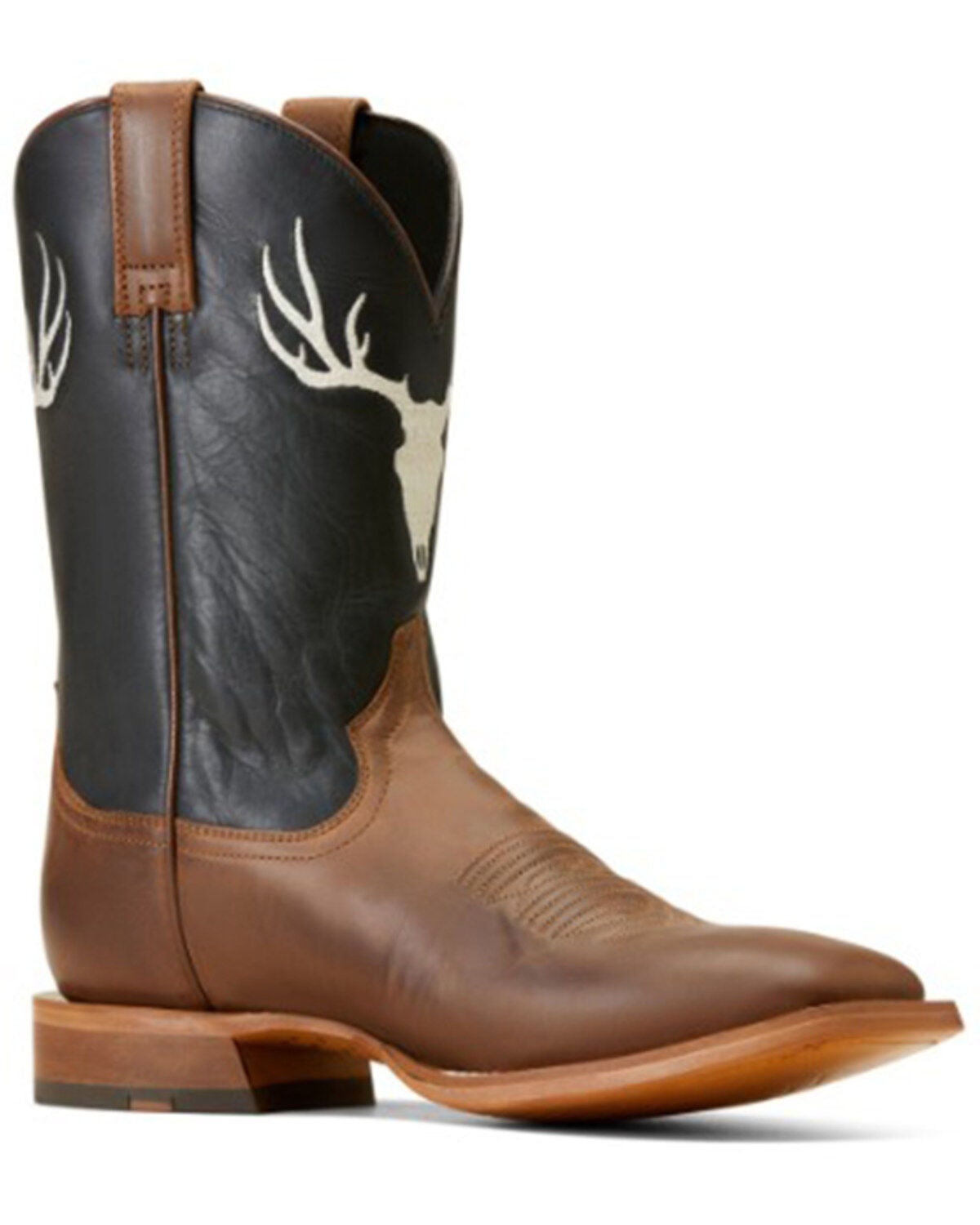 Ariat Men's Crosshair Western Boots - Broad Square Toe, Brown, hi-res