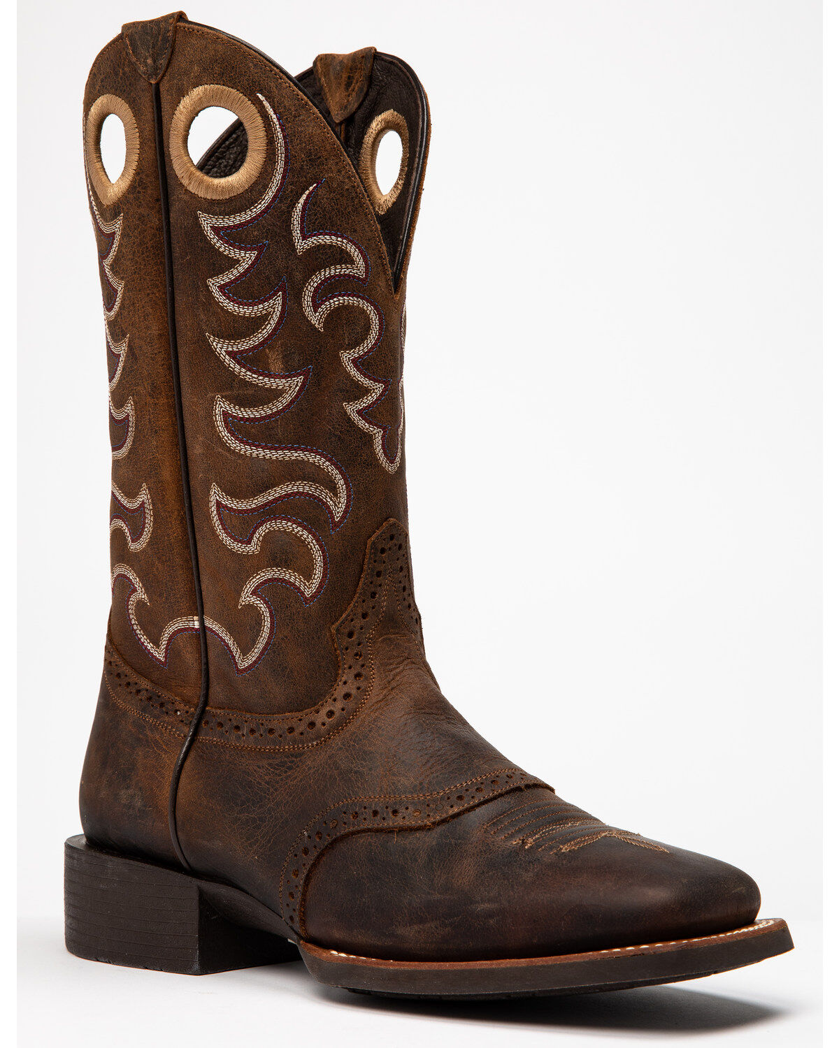 Image #1 - RANK 45 Men's Kodiak Western Boots - Square Toe, , hi-res