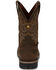 Justin Men's Fireman Brown Western Boots - Square Toe, Brown, hi-res