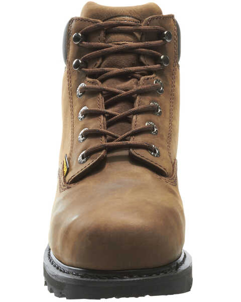 Image #5 - Wolverine Men's McKay Waterproof Work Boots - Steel Toe, Brown, hi-res