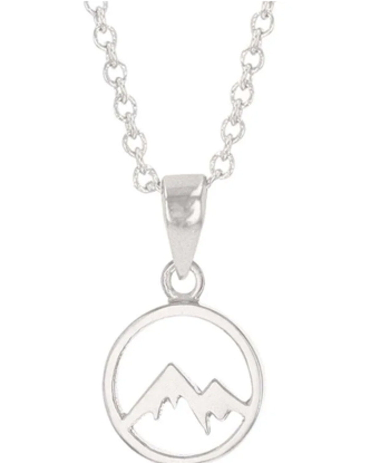 Image #2 - Montana Silversmiths Women's Mountain Majesty Charm Necklace, Silver, hi-res