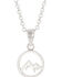 Image #2 - Montana Silversmiths Women's Mountain Majesty Charm Necklace, Silver, hi-res