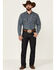 Image #1 - Cody James Men's Heeler Dark Wash Stretch Stackable Straight Leg Jeans, Blue, hi-res