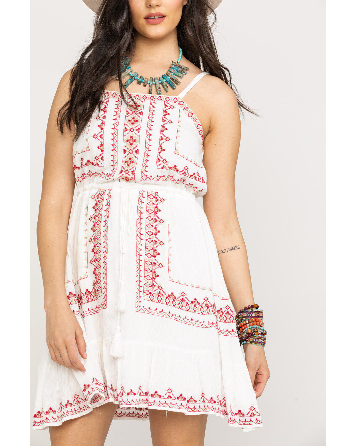 Image #4 - Miss Me Women's Southwestern Embroidered Sundress , , hi-res