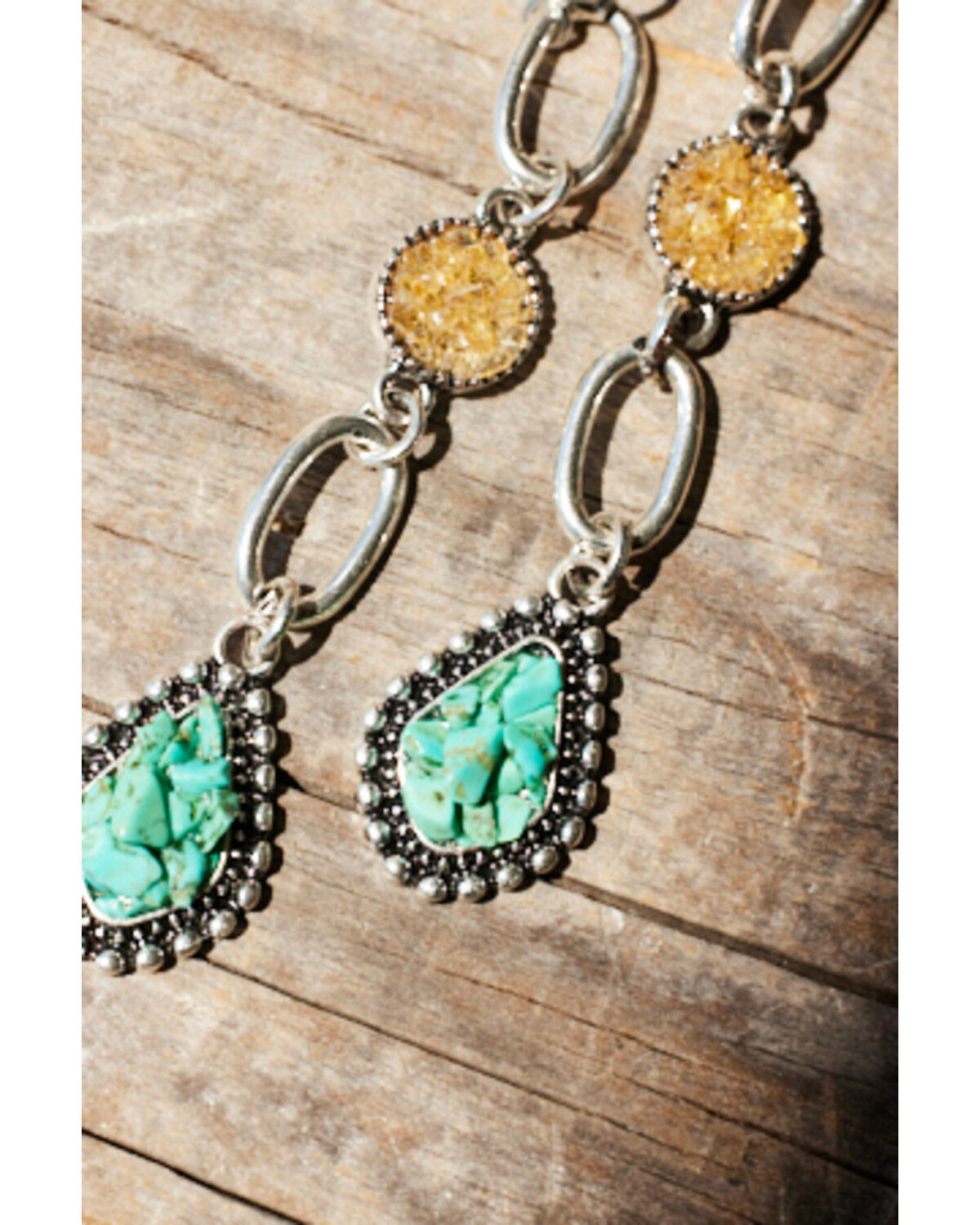 Image #2 - Shyanne Women's Drop Cable Link Earrings, Silver, hi-res