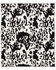 Image #2 - Carstens Home Wrangler Cow Print Blanket, Black, hi-res