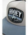 Image #2 - Hooey Men's Salado Logo Trucker Cap, Black/grey, hi-res
