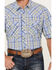 Image #3 - Resistol Men's Miramar Plaid Print Short Sleeve Button Down Western Shirt, Light Purple, hi-res