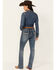 Image #4 - Rock & Roll Denim Women's Medium Wash Mid Rise Stretch Bootcut Jeans, , hi-res
