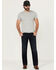 Image #1 - Brothers and Sons Men's Cochise Wash Tucker Slim Straight Stretch Denim Jeans, Dark Wash, hi-res