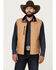 Image #1 - Cowboy Hardware Men's Buckskin Woodsman Tech Vest, Tan, hi-res