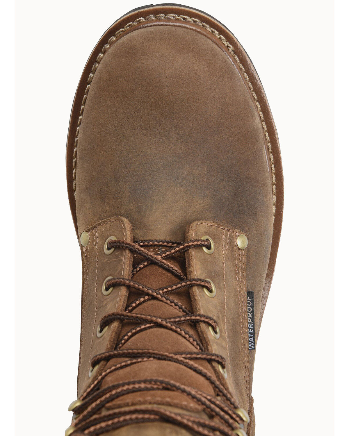 Image #5 - Carolina Men's Poplar Logger Boots - Soft Toe, Brown, hi-res