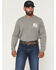 Image #2 - Ariat Men's Boot Barn Exclusive FR Freedom Long Sleeve Work Shirt, Charcoal, hi-res