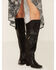 Image #1 - Dan Post Women's Jilted Fashion Western Boots - Snip Toe, Black, hi-res