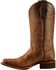 Image #3 - Circle G Women's Cross Embroidered Square Toe Western Boots, Chocolate, hi-res