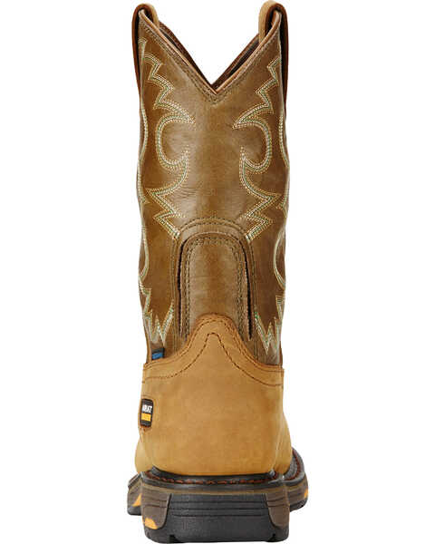 Image #5 - Ariat Women's Tan Workhog H2O Cowgirl Work Boots - Composite Toe  , , hi-res