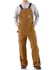 Image #1 - Carhartt Men's Loose Fit Firm Duck Bib Overalls - Big, Brown, hi-res
