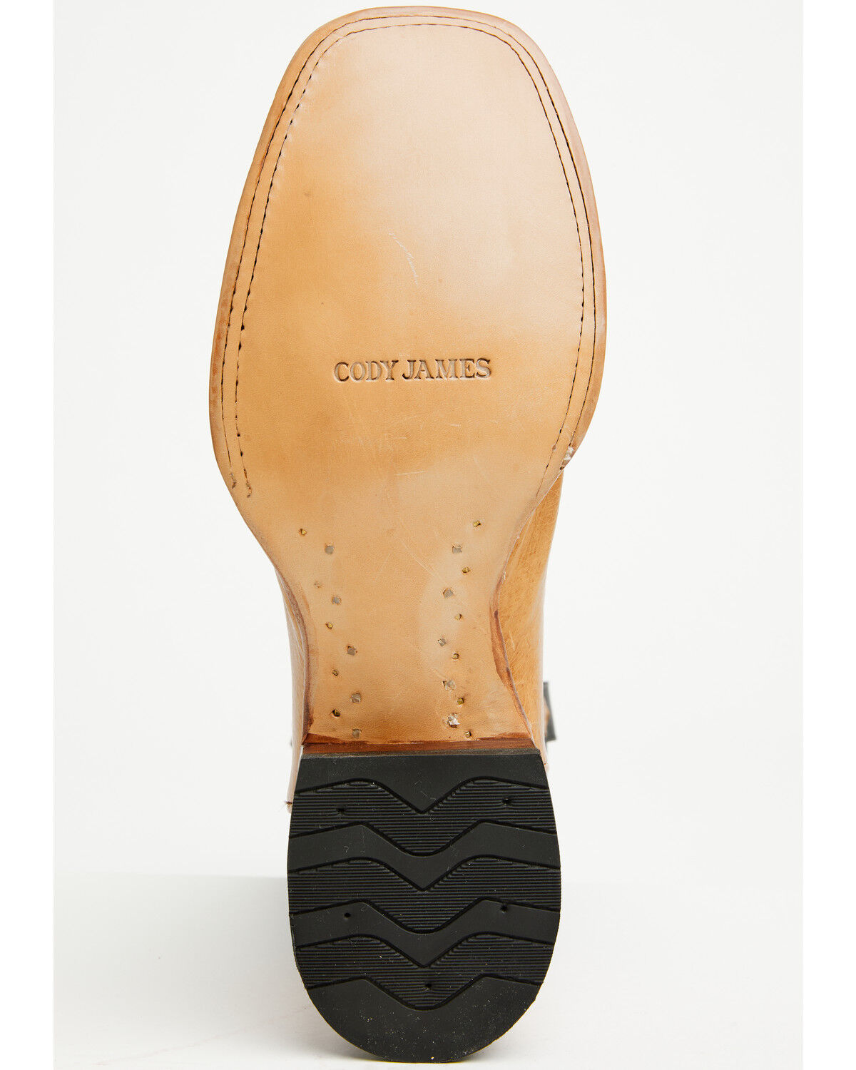 Image #7 - Cody James Men's Badlands Exotic Ostrich Western Boots - Broad Square Toe, Brandy Brown, hi-res