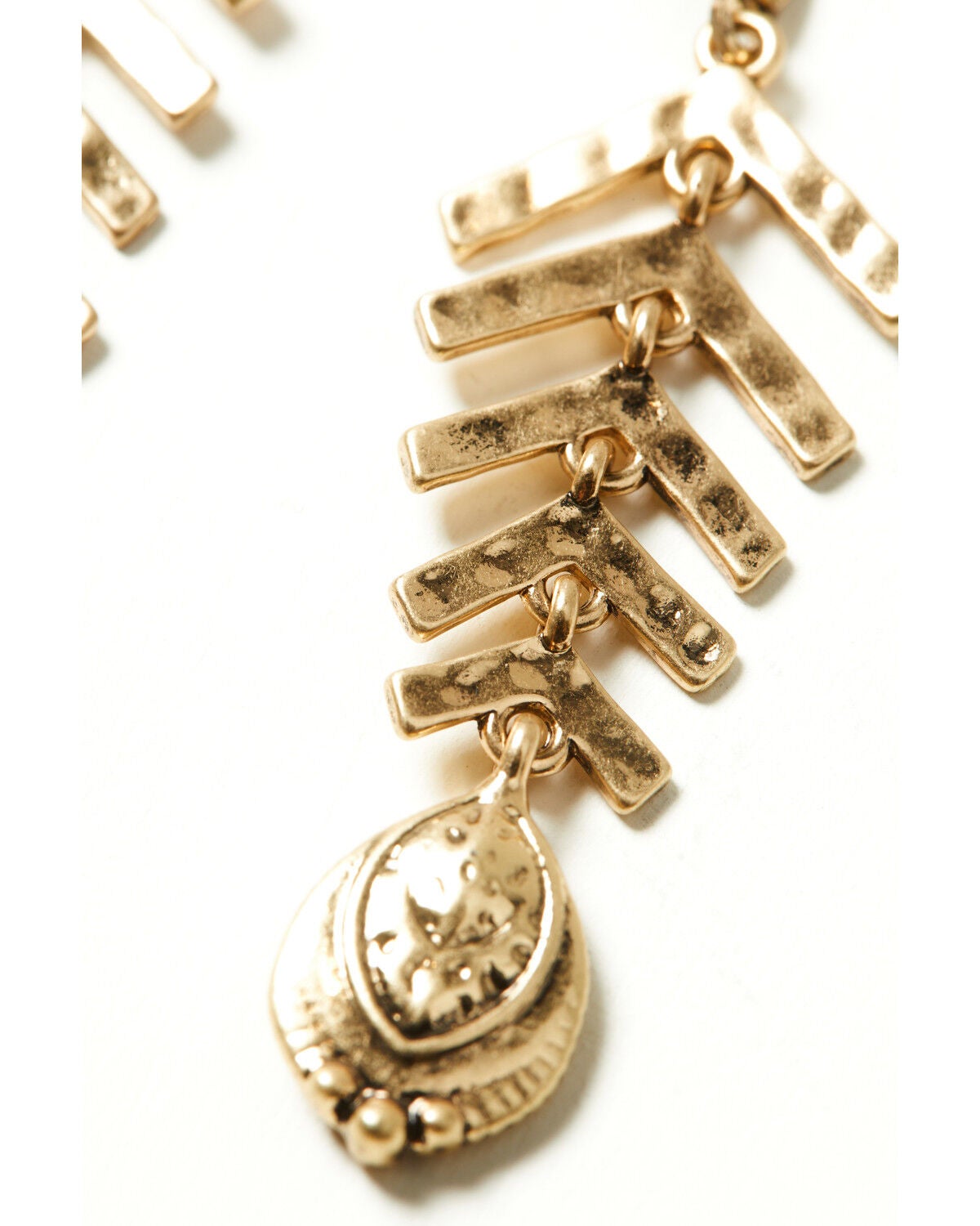 Image #2 - Lainey Wilson Women's Arrowhead Linear Earrings, Gold, hi-res