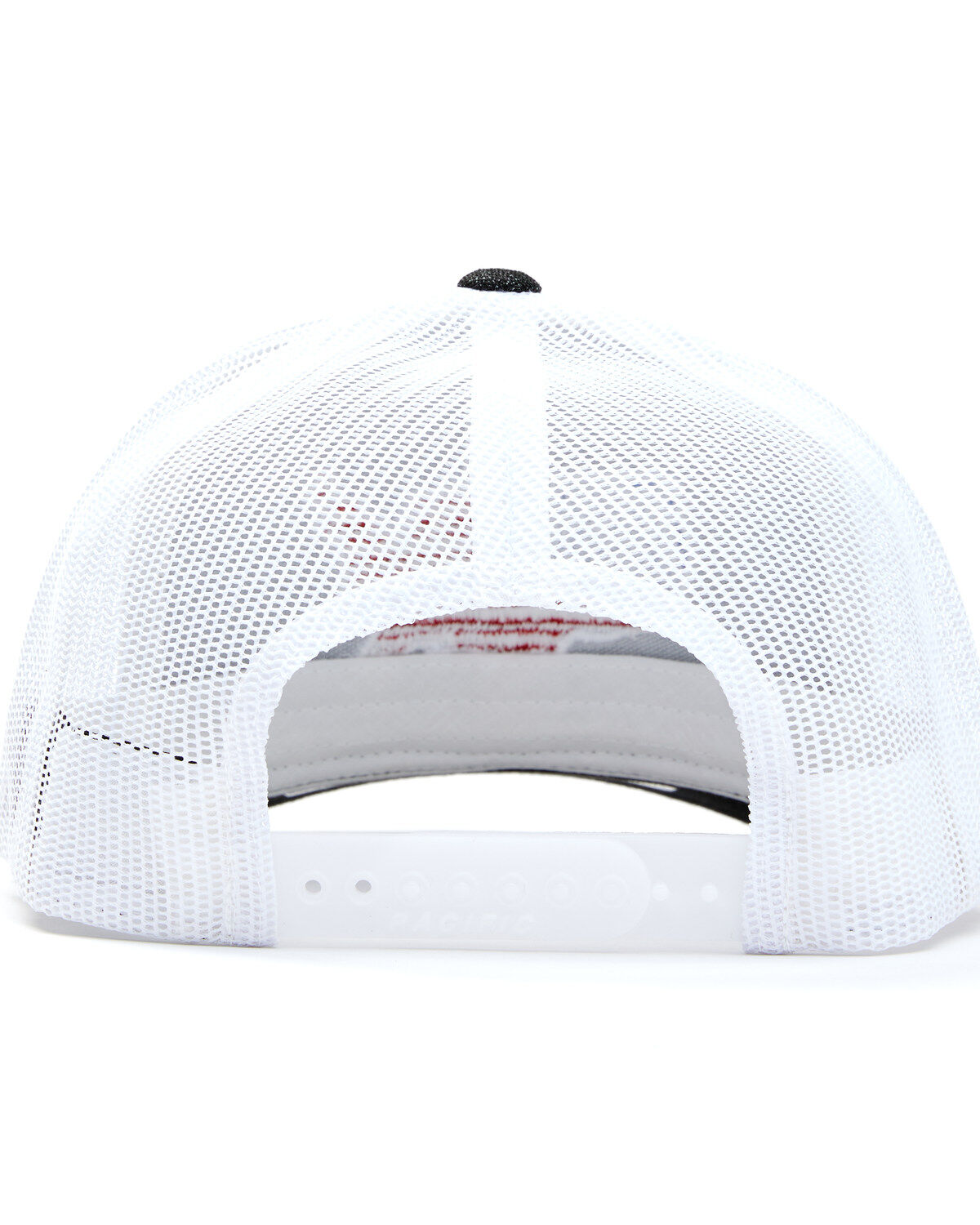 Image #3 - Oil Field Hats Men's Black & White American Flag US Patch Mesh-Back Ball Cap, Black, hi-res