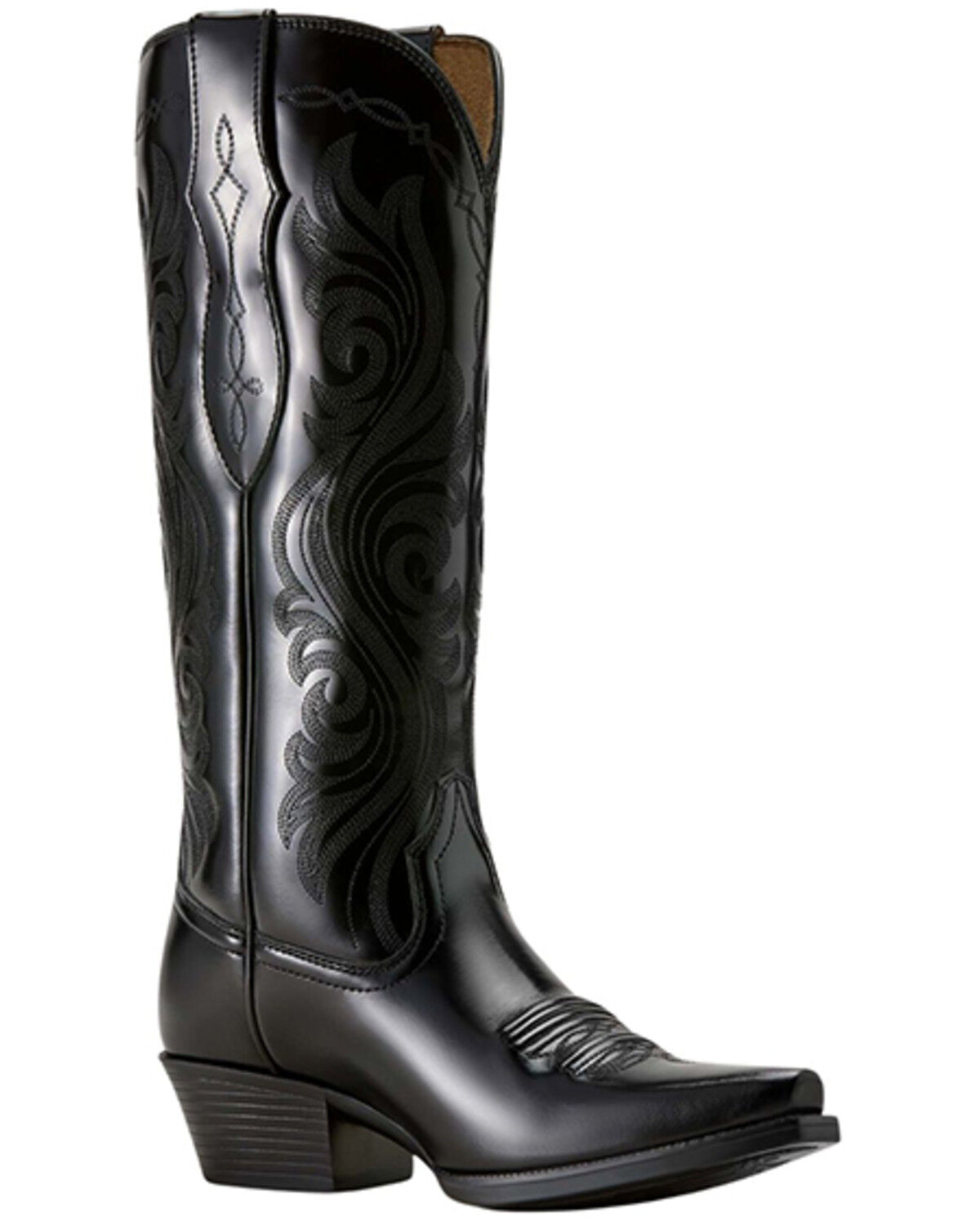Image #1 - Ariat Women's Taytum Tall Western Boots - Snip Toe, Black, hi-res