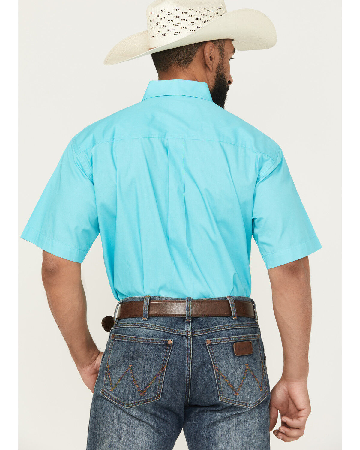 Cinch Men's Solid Short Sleeve Button-Down Western Shirt