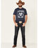 Image #3 - Ariat Men's Heather Shade Logo Short Sleeve Graphic T-Shirt, , hi-res