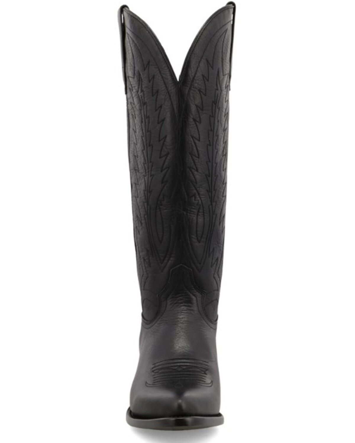 Image #4 - Black Star Women's Eden Stitched Onyx Western Boot - Round Toe, Black, hi-res