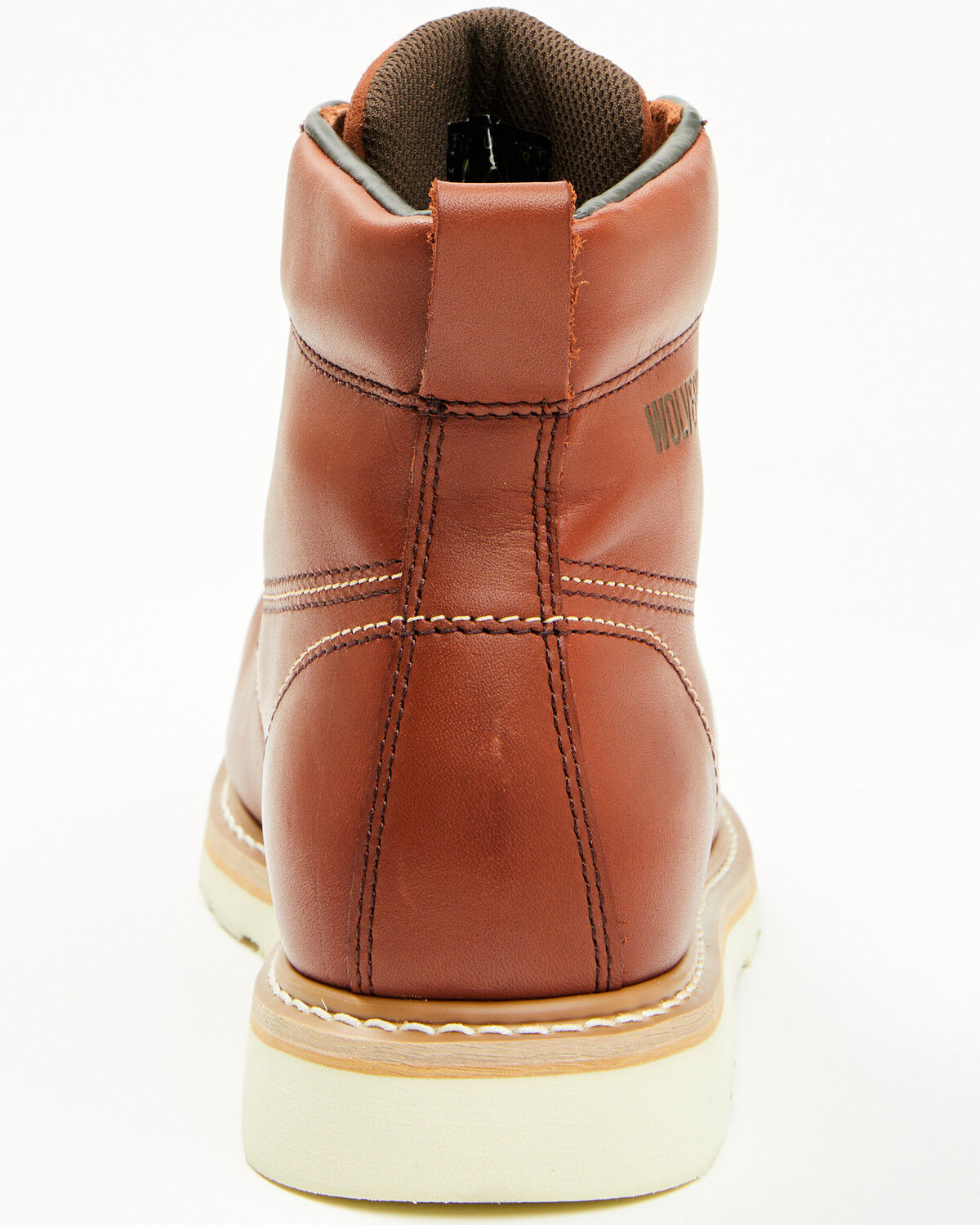 Image #5 - Wolverine Men's 6" Moc Toe Exclusive Wedge Work Boots - Steel Toe, Rust Copper, hi-res