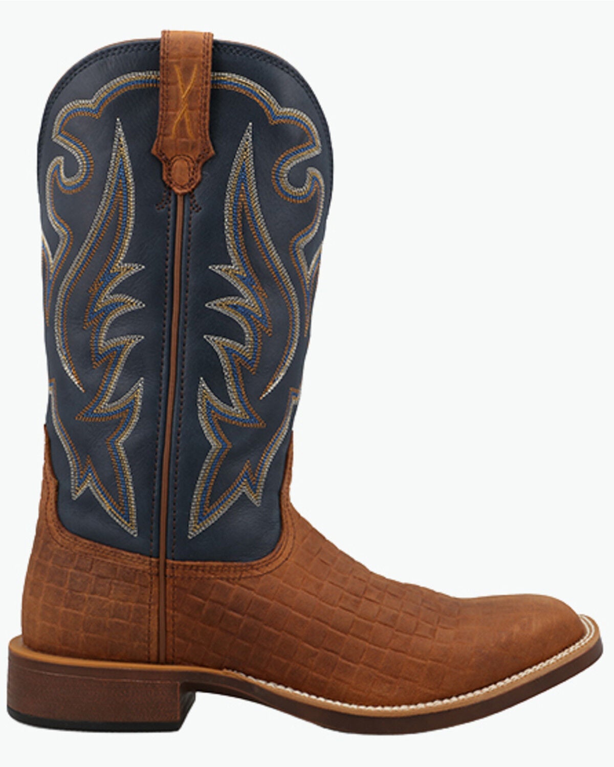 Image #2 - Twisted X Men's Top Hand Performance Western Boots - Broad Square Toe, Chestnut, hi-res