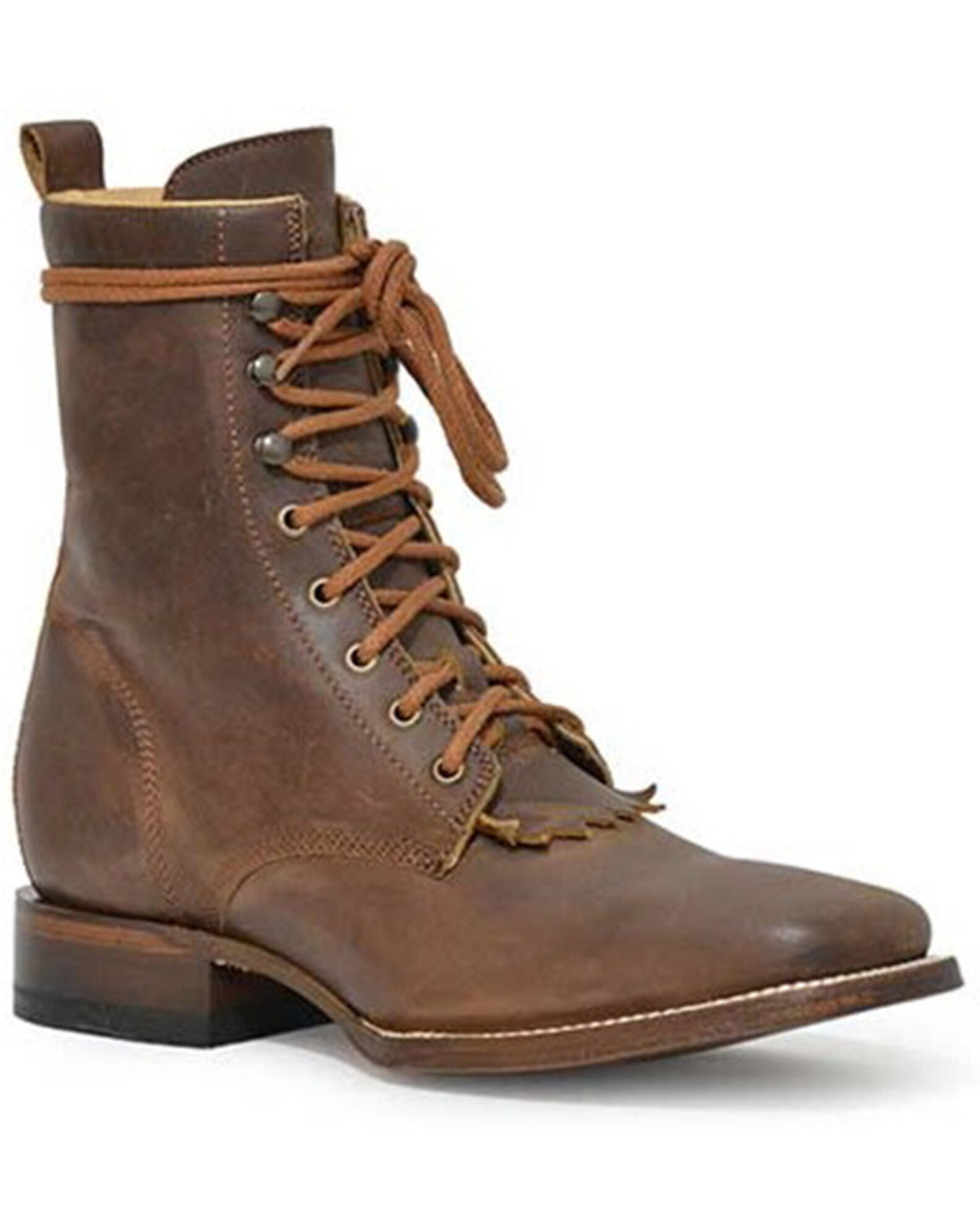 Tony lama lace up ropers discount