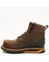 Image #3 - Hawx Men's 6" Airflow Heat Transfer System Paver Work Boots - Composite Toe, Dark Brown, hi-res