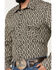 Image #3 - Rock & Roll Denim Men's Southwestern Print Vintage Long Sleeve Snap Western Shirt, Tan, hi-res