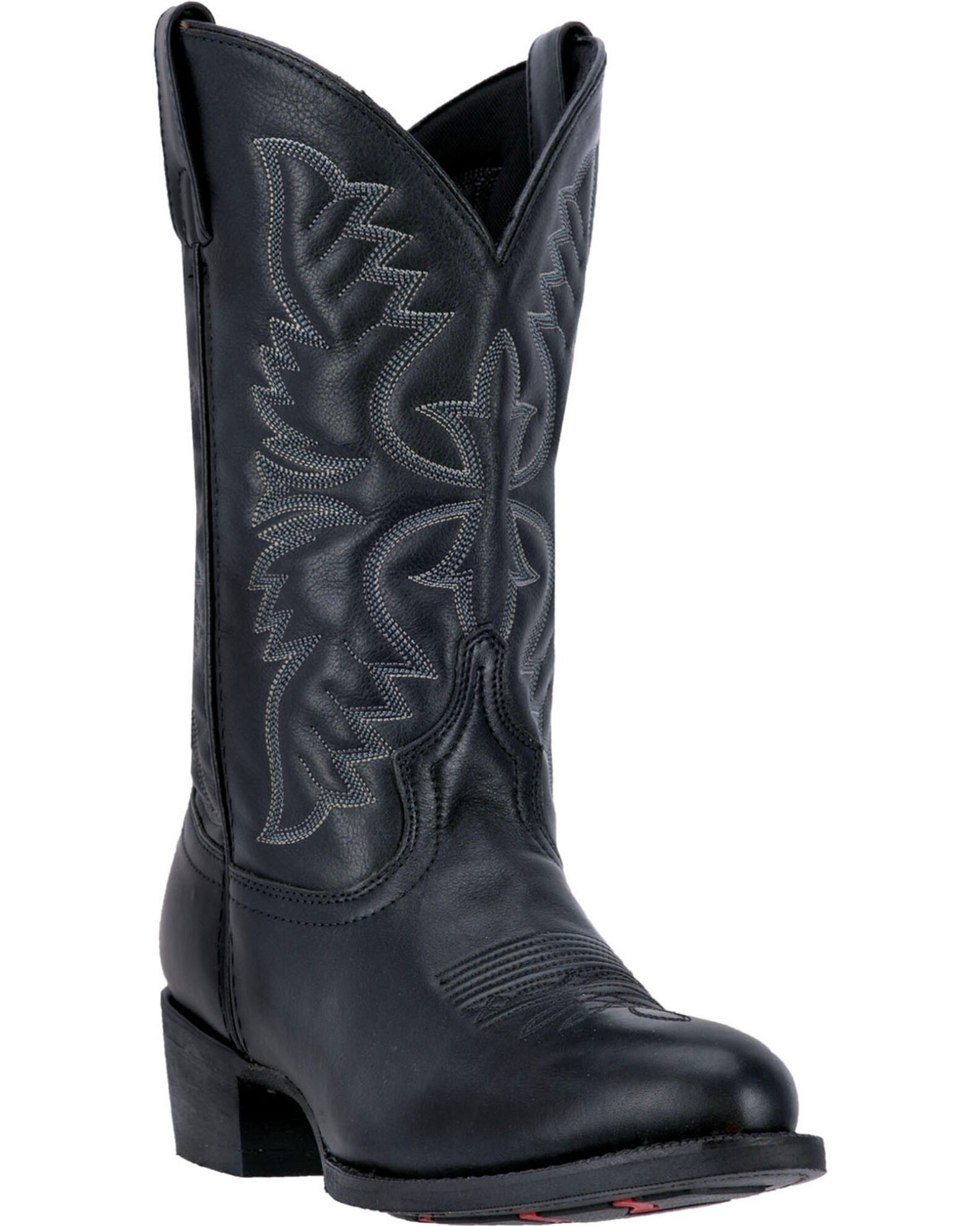 Laredo Men s Embroidered Round Toe Western Boots Boot Barn