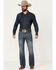 Image #1 - Cody James Men's Colton Medium Wash Relaxed Bootcut Stretch Denim Jeans, Medium Wash, hi-res