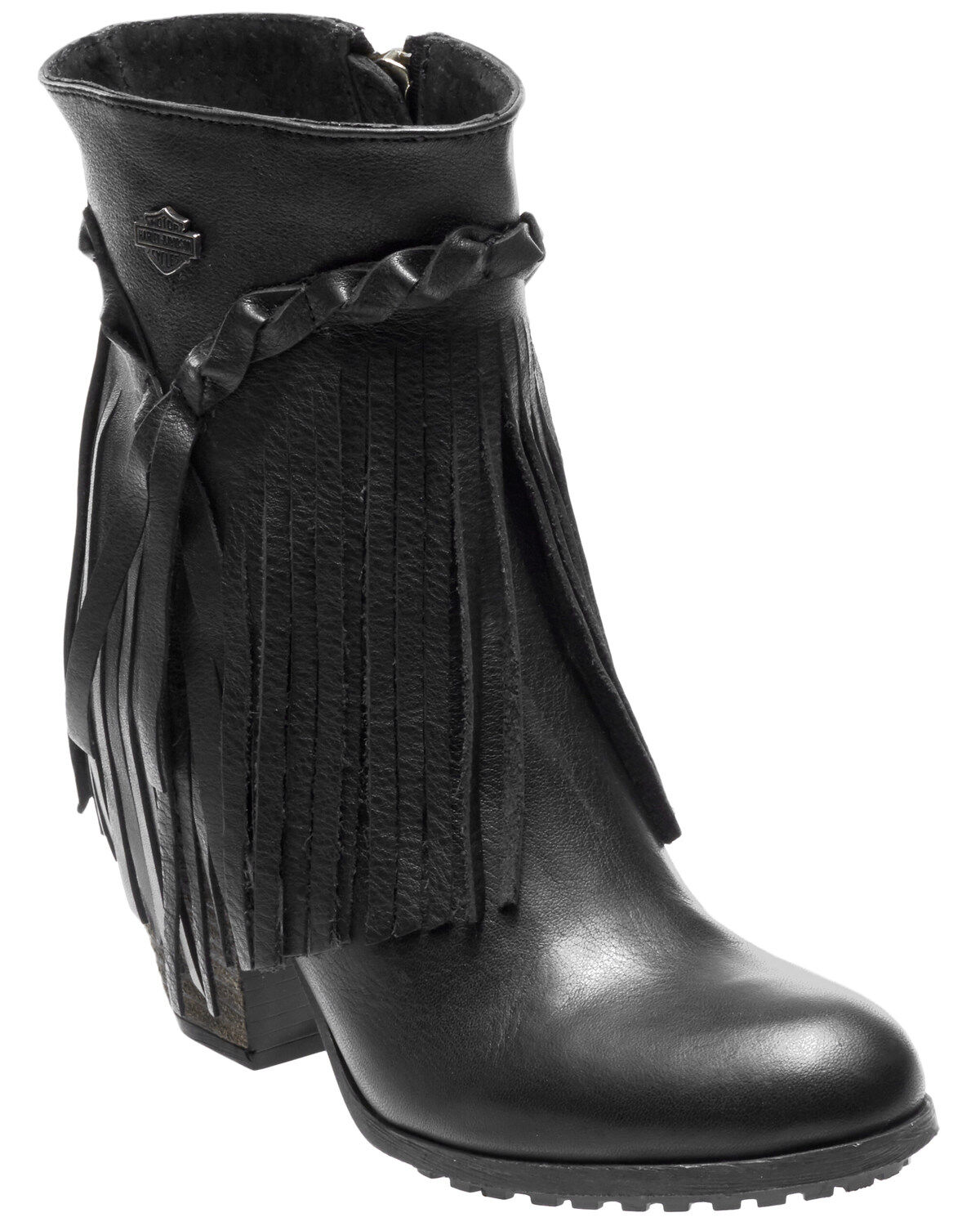 Image #1 - Harley Davidson Women's Retta Moto Boots - Round Toe, , hi-res