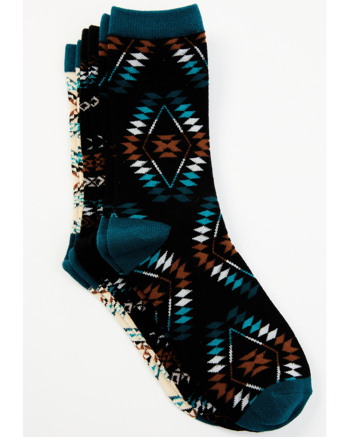 Image #3 - Shyanne Women's Southwestern 3-Pack Socks, Multi, hi-res