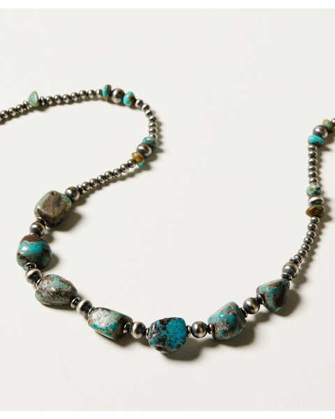 Paige Wallace Women's Chunky Long Necklace, Turquoise, hi-res