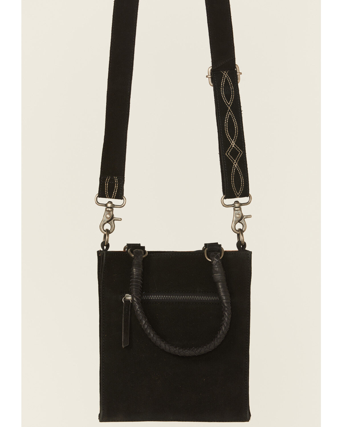 Image #3 - Idyllwind Women's Elaine Boot Stitch Crossbody Bag, Black, hi-res