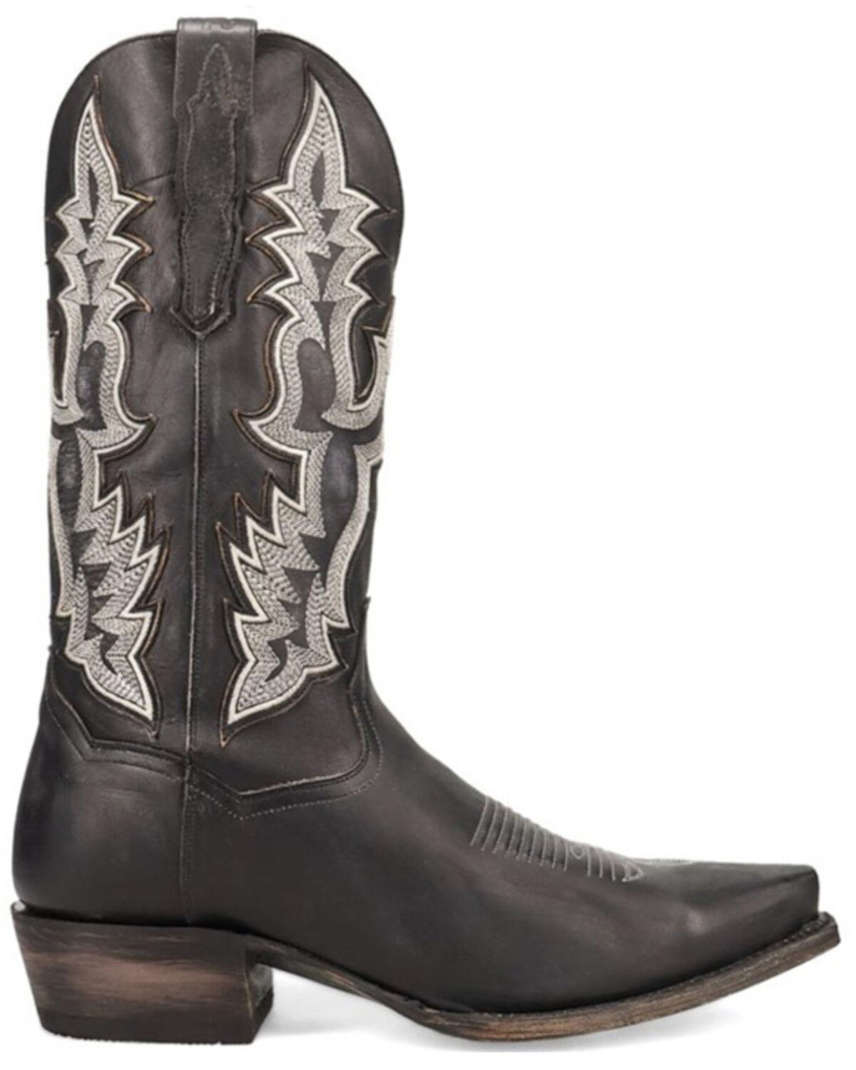 Image #2 - Dan Post Men's Diesel Western Boots - Snip Toe, Black, hi-res