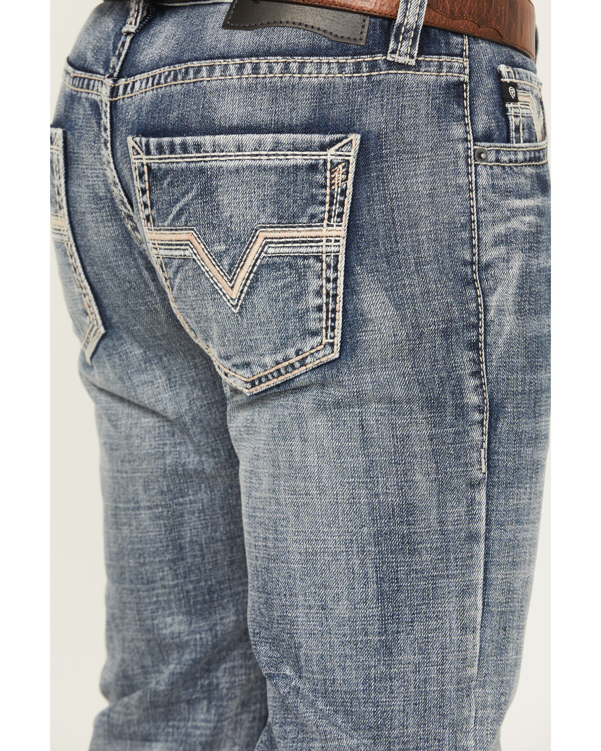 Product Name:  Rock & Roll Denim Men's Pistol Medium Wash Bootcut Denim Jeans