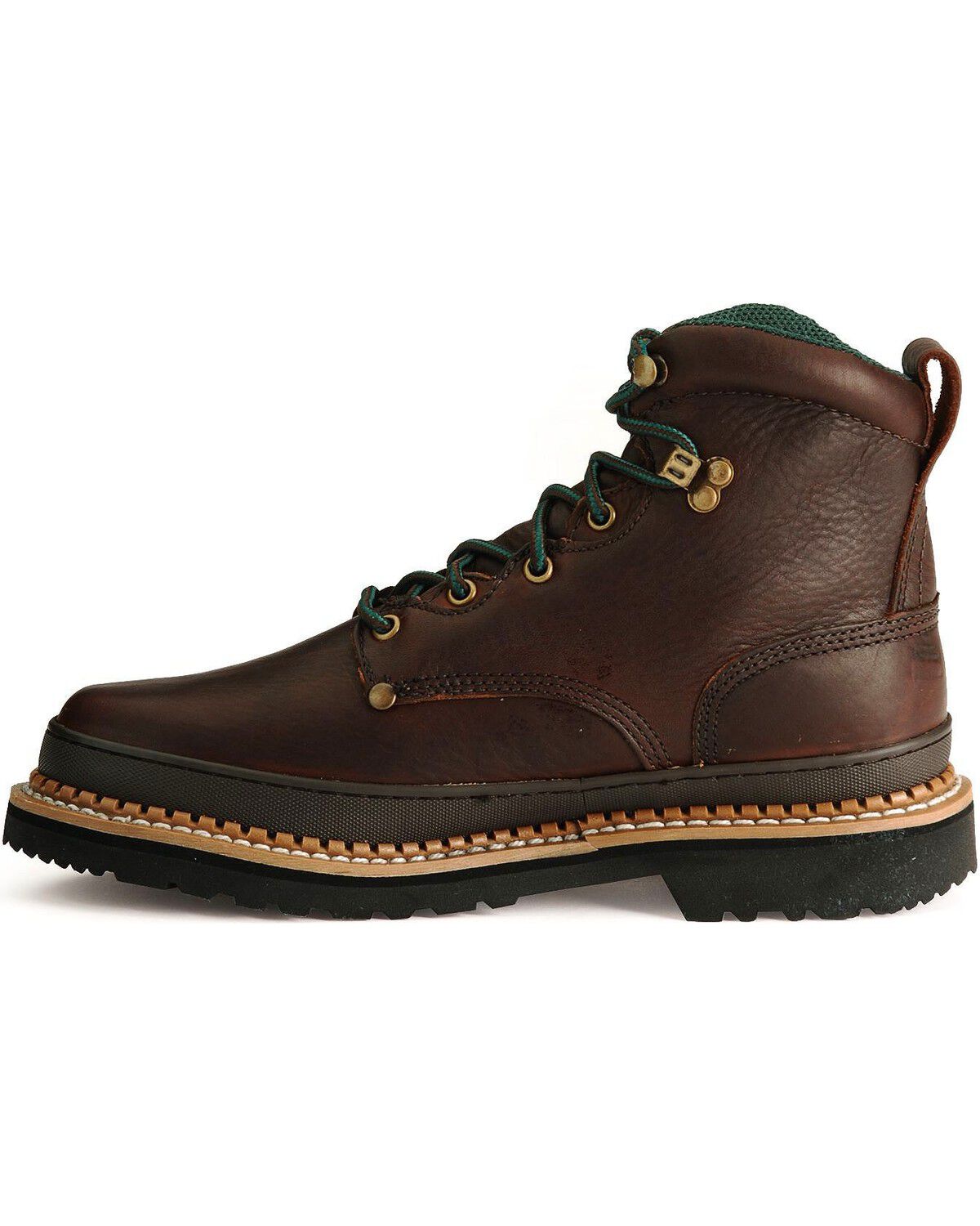 Image #3 - Georgia Men's Georgia Giant Steel Toe Work Boots, Brown, hi-res